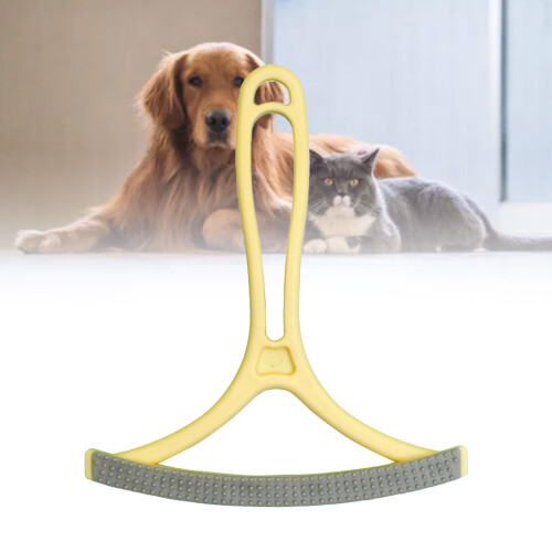 Pet Hair Remover PP-TPR, Proper Width, Yellow