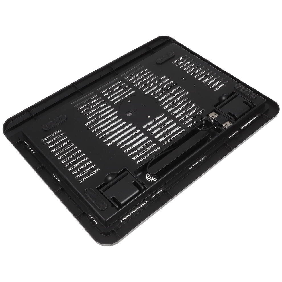 Laptop Cooling Pad With Usb Charging For Better Heat Dissipation 14 Inch Plastic And Iron Black 9130661147262