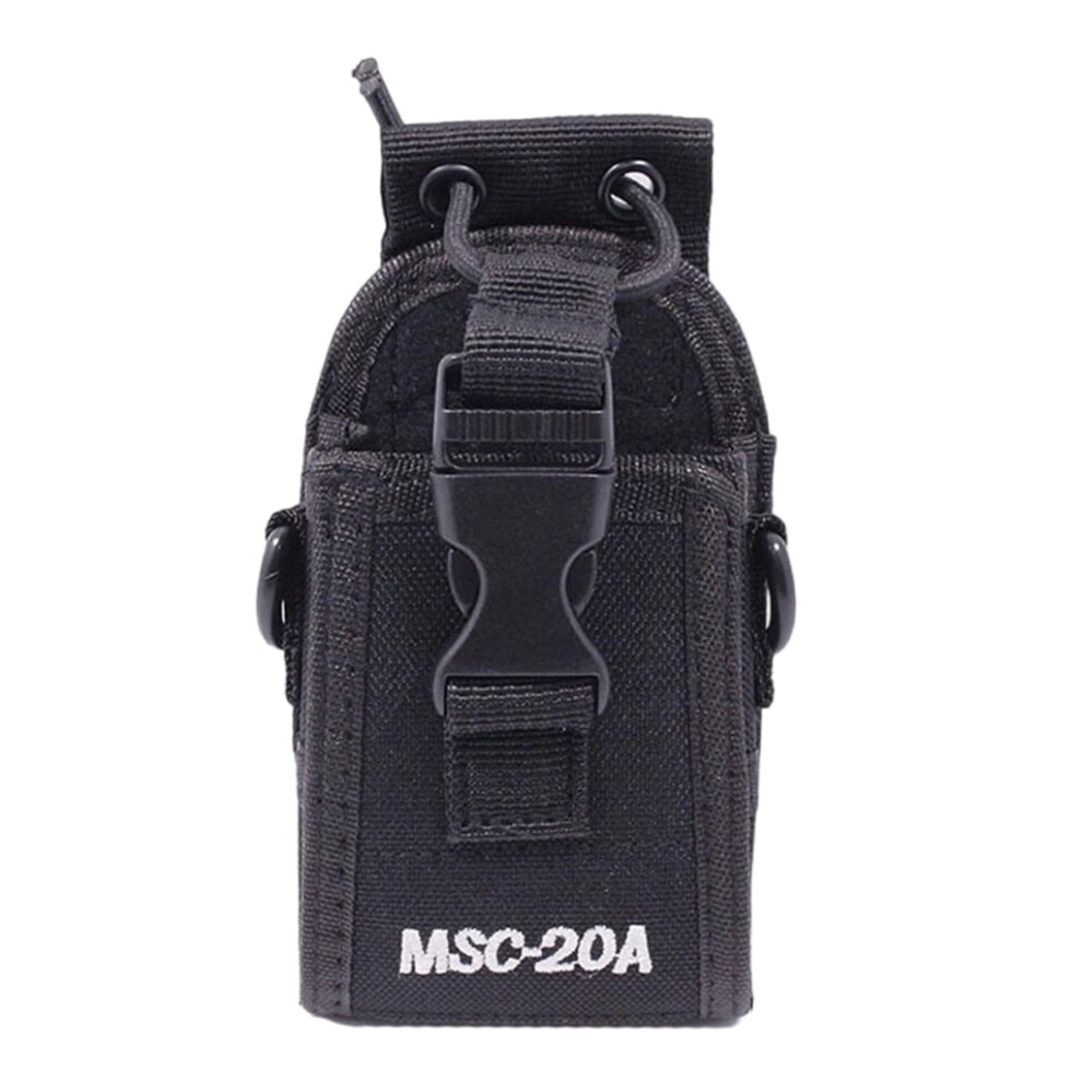 Nylon Belt Bag Two Way Radio Case With Adjustable Strap For Handsfree Carrying 9193271261025