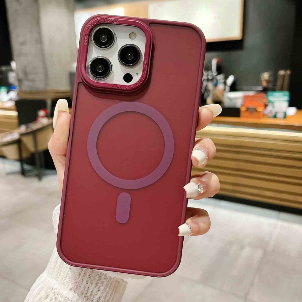 Tech Circle Magnetic Case For Iphone 12 Pro Max Â Magsafe & Military-Grade Shock/Dust Proof, Red 9130661147453