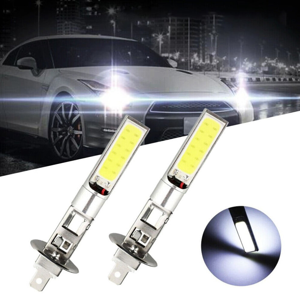 2Pcs H1 Led Car Lights Headlight Fog Lamp Bulbs Kit High/Low Beam 6000K White 9165521902392