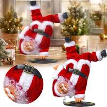 Bréagán Plush Santa ag Damhsa le Ceol agus Feidhm Sníomhach