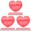 60Pièces Pochettes Resealable Rouge Pe Protection 1