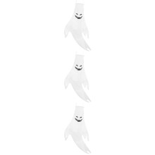 3Pièces Accessoires Halloween Suspendus Fantômes Polyester