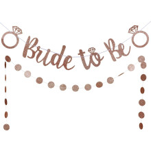 Gold Glitter 50th Birthday Banner Set