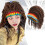 (Brown) Funny Hip-hop Braid Wig Cap for Parties 1