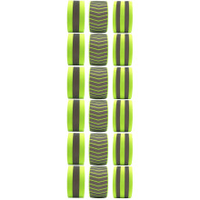 18St Groene Reflecterende Armbanden Veiligheid Elastisch Nachtzicht