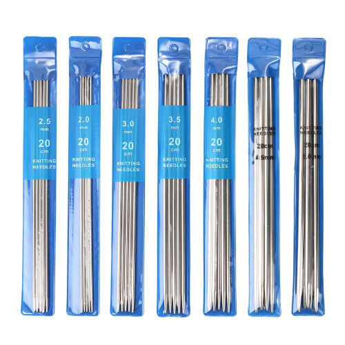 ACDANC knitting needle set stainless steel 7 sizes 35 pcs