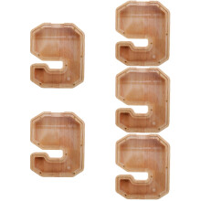 5Pièces En Bois Transparent Multiusage Pour Enfants Et Bureau