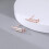 Sterling Silver Bar Open Hoop Huggie Earrings 5