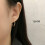 925 Sterling Silver Twisted Huggie Hoop Earrings 26mm 8