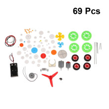 HEMOTON 69 Pcs Mechanical Model Gear Gear Package Parts 1.5X1X0.5CM