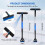 Snow Brush & Ice Scraper 32 inch Aluminum Extendable with 2