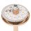 Feather Table Lamp 3 Color Dimmable Touch Bedside Light USB Gray Modern Decor 10