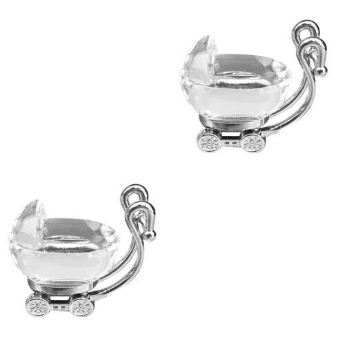 2Pièces Souvenir Bébé Transparent Déco Table