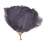 Feather Table Lamp 3 Color Dimmable Touch Bedside Light USB Gray Modern Decor 12