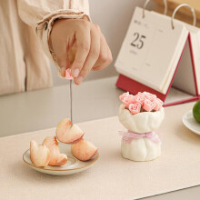 Valentine's Day Creative Rose Fruit Fork Set - Cute Dessert Forks for Home Use, Romantic Snack Fork Gift for Lovers