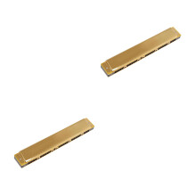 2Pièces Harmonica Musical 28 Trous Acier ABS Pour Initiation