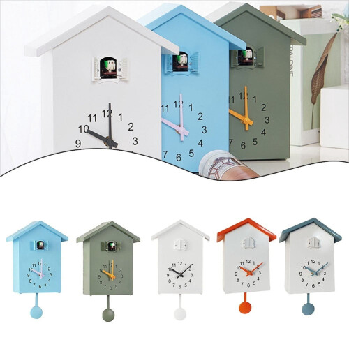 Modern Cuckoo Clock for Home Decor - Adjustable Volume Wall Art 2
