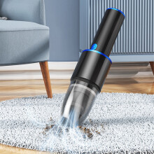 Aspirateur sans fil portable 120 W avec batterie 4000 mAh pour voiture, clavier et maison
