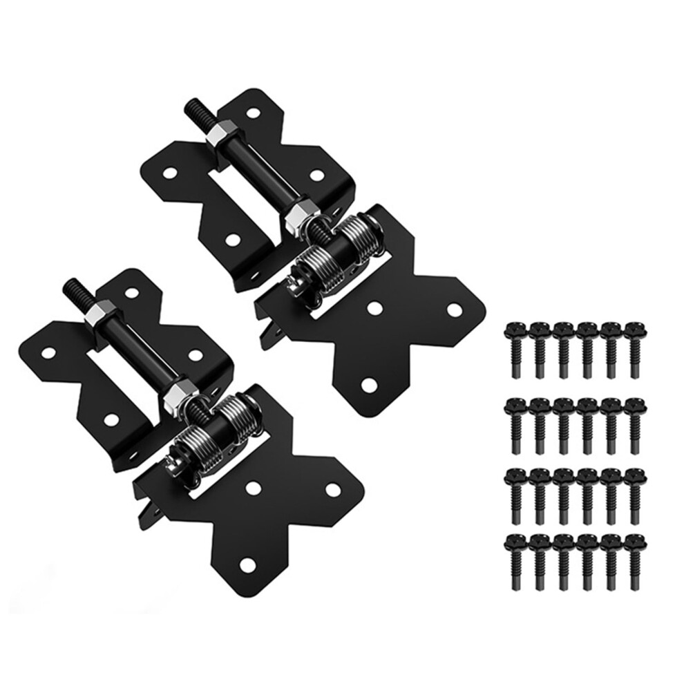 Self Closing Gate Hinges Adjustable Heavy Duty Hardware 90 Degree Gate Hinges 9193271263708
