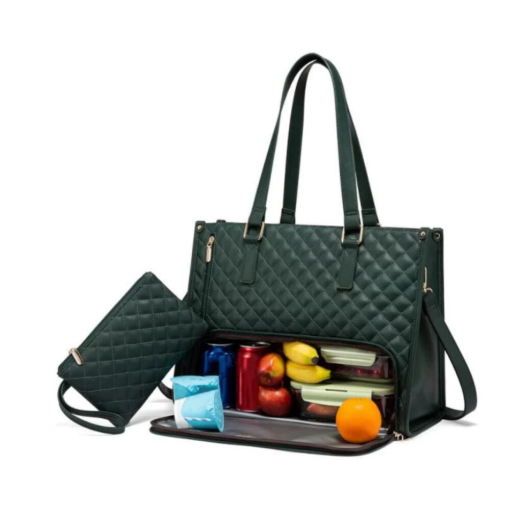 Professional Laptop Bag With Insulated Lunch Storage Compartment Spacious Organization For Fruit Office Devices 9483153240669