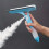 Household multi-function glass cleaning mirror with watering can 3-in-1 glass scraper window scraper 2