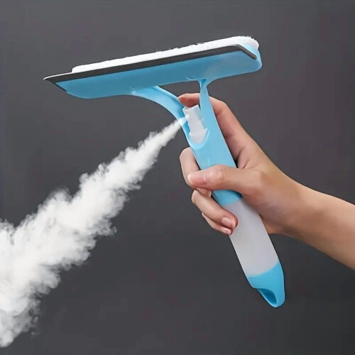 Household multi-function glass cleaning mirror with watering can 3-in-1 glass scraper window scraper 1