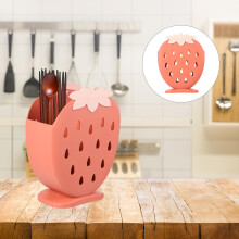 OUNONA Dish Drying Rack over Sink Kitchen Drain Small Wicker Basket Drainer Red
