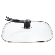 Replacement Lid Handle Design Square Glass 1Pcs 11.8In Diameter