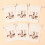 Easter Bunny Drawstring Bags Cotton-Linen 6-Pc 2