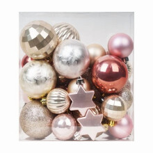 35 boules de Noël incassables, décorations multicolores pour sapin de Noël, idéales pour les fêtes de fin d'année.