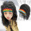 (Black) Funny Hip-hop Braid Wig Cap for Parties 1
