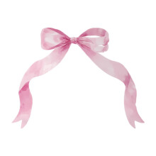 Pink Bow Wall Stickers, Peel & Stick, Coquette Girl Room Decor, Watercolor Vinyl Decals – Compatible with Smooth Walls