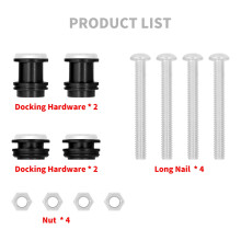 Sissy Bar Mounting Docking Detachable Hardware Kit For Harley Sportster 883 1200