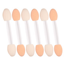 Eyeshadow Brush Makeup Applicator Eye Brushessmall Sponge Eshadow Ended Shadow Blending Dual Applicators Set Beginners