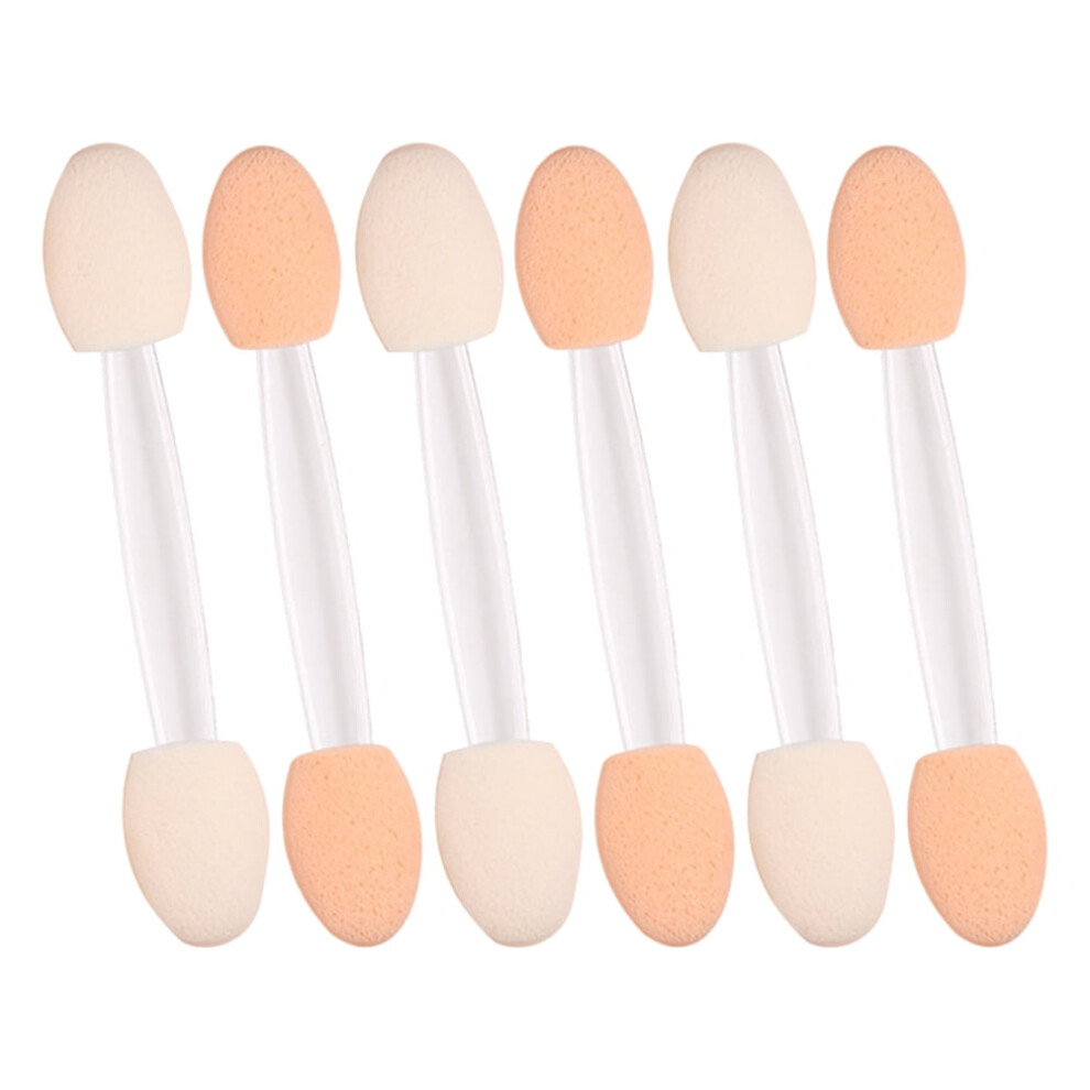 Eyeshadow Brush Makeup Applicator Eye Brushessmall Sponge Eshadow Ended Shadow Blending Dual Applicators Set Beginners