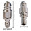 Xubond Sprinkler Head Dredging Stainless Steel High Pressure Nozzle Tools Silver 3