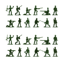 600Pièces Figurines Militaires Plastique Vert Jeu Éducatif Enfant