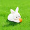 Miniature Bunny Rabbit Resin Figurine Set 2 pcs 1