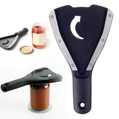 Reusable Jar Opener, Creative Stainless Multi Functional Can Opener Plastic Kitchen Small Tool Cap Twister 1