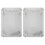 ABS Electrical Enclosure Box Clear Waterproof 2 pcs 5