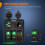 Rocker Switch SPST 5-Pin with Green LED Backlight 12V/24V 3 5