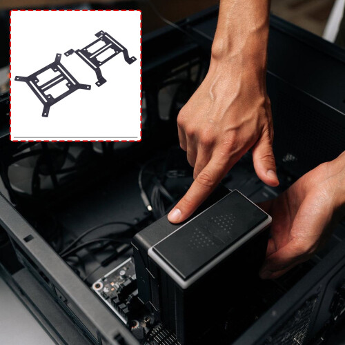 120mm Radiator Bracket Ensures Secure Mounting Enhances Stability for Efficient Cooling and Simple Setups 1