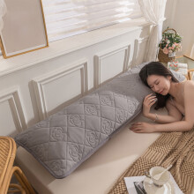 Taie d'oreiller de corps - Taie d'oreiller de corps en coton imprimé décoratif avec fermeture éclair, ultra douce et respirante pour lit, canapé