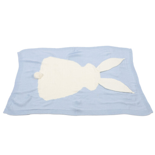 2Pièces Plaid Bébé Tricoté Mat Jouet Crib