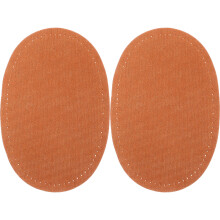 Suede Elbow Patches Oval Sew-On Repair Patches 1 Pair
