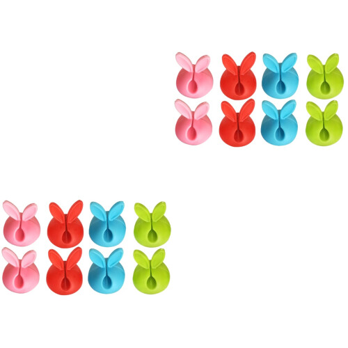 32Pièces Clips De Rangement Pour Câbles Autoadhésifs Assortis