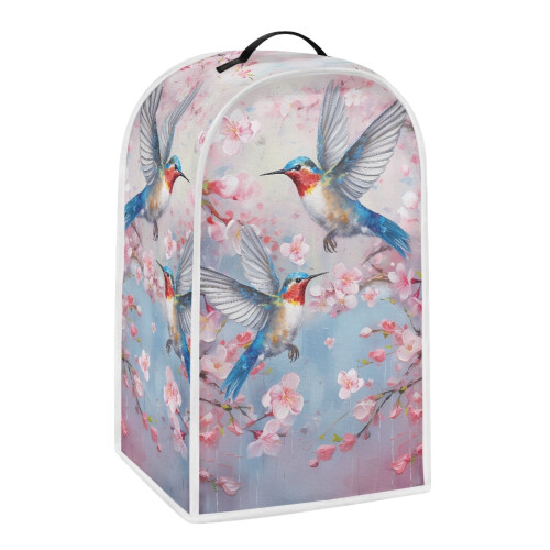 Hummingbird Cherry Blossom Dust Cover for Kitchen Dustproof Top Handle 1