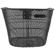 Heanujj Metal Bike Basket for Handlebar Front Mount Storage Black Adults 1Pack